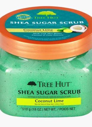 Скраб для тіла tree hut coconut lime sugar scrub 510g