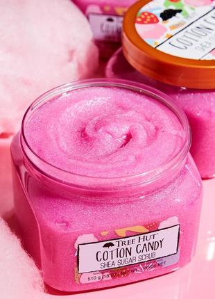 Скраб для тела tree hut cotton candy sugar scrub 510g2 фото