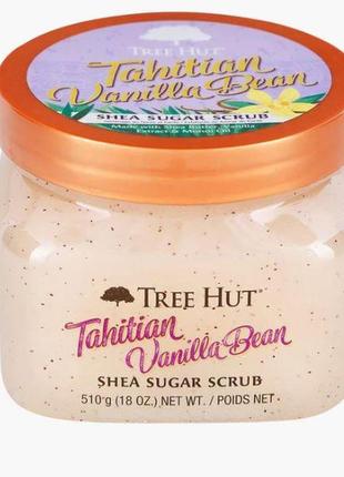 Скраб для тіла tree hut tahitian vanilla bean sugar scrub 510g