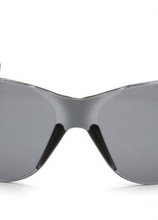 Очки защитные открытые pyramex ztek (gray) серые2 фото