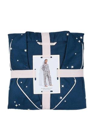 Фланелевая женская пижама victoria's secret, кофта и штаны, домашний костюм звезды размер m3 фото