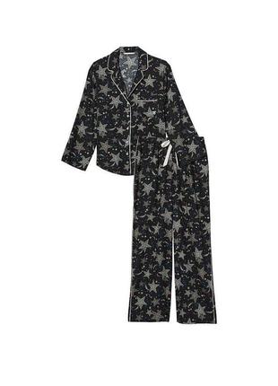 Фланелевая женская пижама victoria's secret (виктория сикрет), домашний костюм звезды. размер xs3 фото