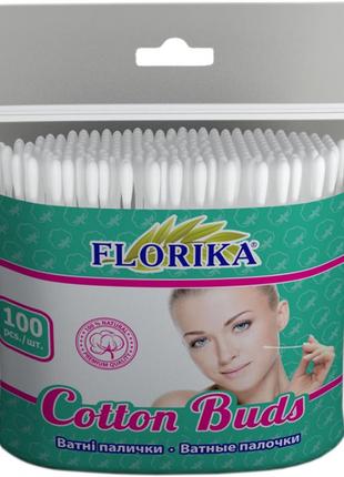 Ватні палички florika 100шт 75мм арт. 93508