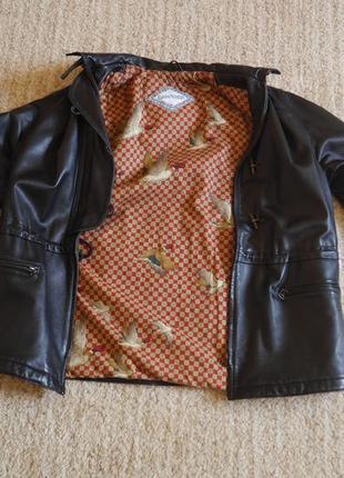 Куртка-батал кожаная на размер 62-64 casa venea2 фото