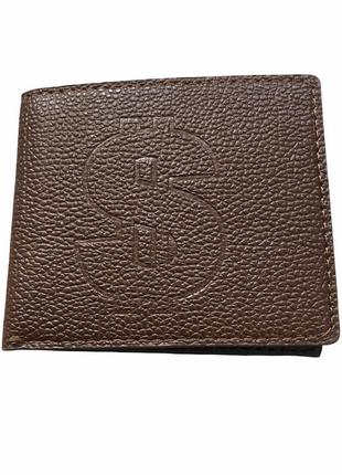 Гаманець чоловічий еко шкіра тиснена долар