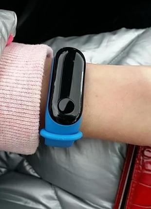 Ремешок mi band 3 mi band 4 mi band 4 mijobs голубой