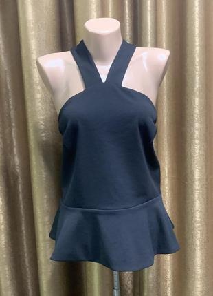 Вечірня стильна блузка з баскою new look розмір 2xl3 фото