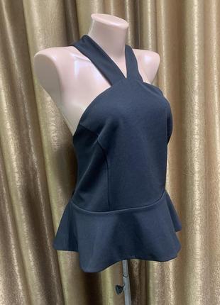 Вечірня стильна блузка з баскою new look розмір 2xl5 фото