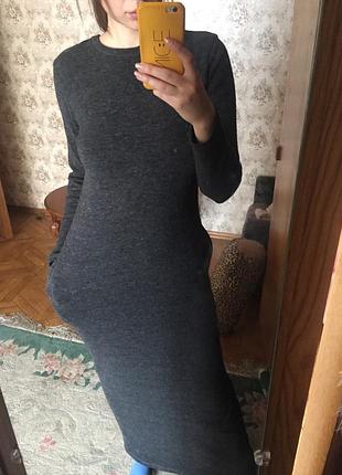 Тёплое ангоровое платье