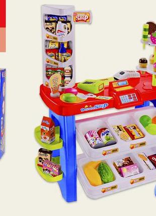 Набор супермаркет 668-22 (8шт) свет, звук, касса, тележка, продукты, в коробке 57*17*45 см, р-р игрушки –