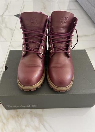 Кожаные ботинки timeberland 38 p.
