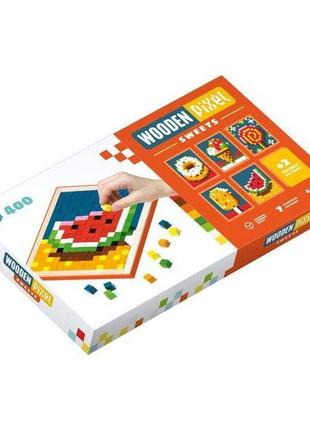 Мозаїка cubika wooden pixel 6 sweets 14927