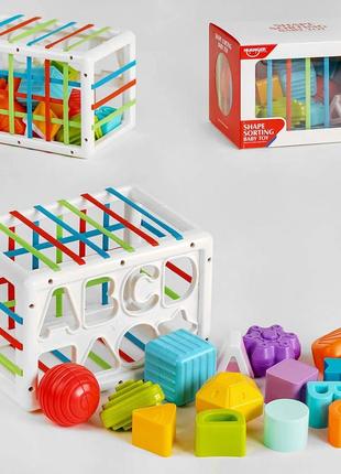 Логічна гра he 0209  сортер, 14 сенсорних елементів в коробці