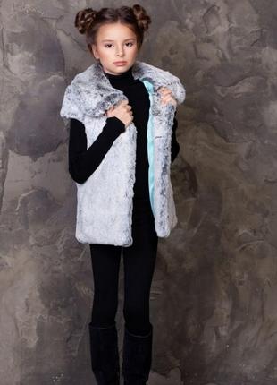 Детский жилет furamur из эко-меха tissavel (франция)