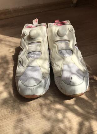 Reebok insta pump fury white pink (dv3696)3 фото