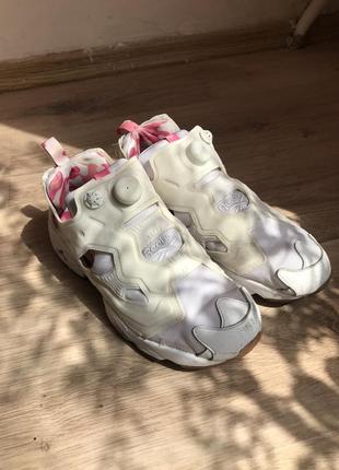 Reebok insta pump fury white pink (dv3696)2 фото