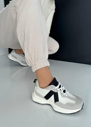 Женские кроссовки комбинированные1 фото