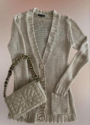 Кардиган в‘язаний бежевий