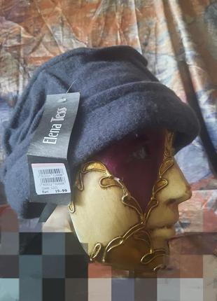 Дизайнерська креативна авангардна шерстяна як валяна цікава шапка як oska rundhilz pacini  від elena tess4 фото