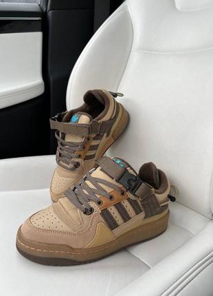 Женские кроссовки adidas forum bud bunny brown#адидас4 фото