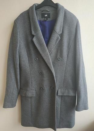 Стильное двубортное пальто-жакет h&m