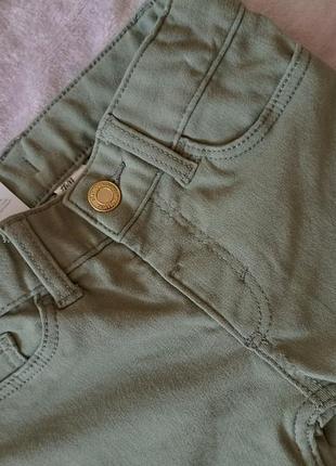 Крутые брюки хаки с подкладкой8 фото