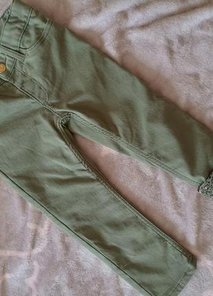 Крутые брюки хаки с подкладкой2 фото