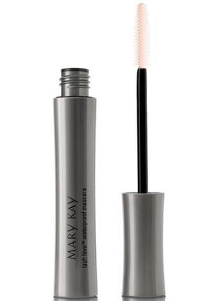 Водостійка туш для вій lash love mary kay, 8г.