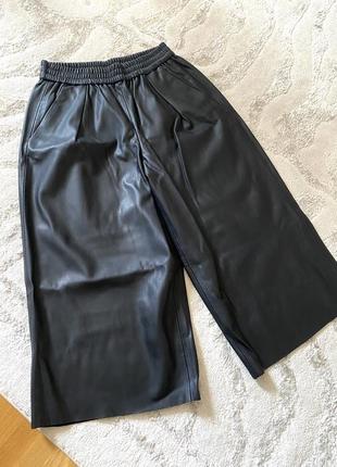 Бриджі з еко шкіри