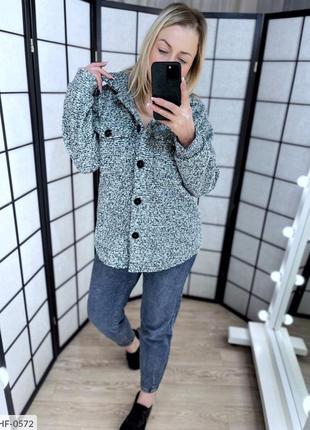 Тепла яскрава сорочка букле