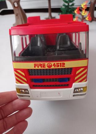 Playmobil. пожарная машина плеймобиль.8 фото
