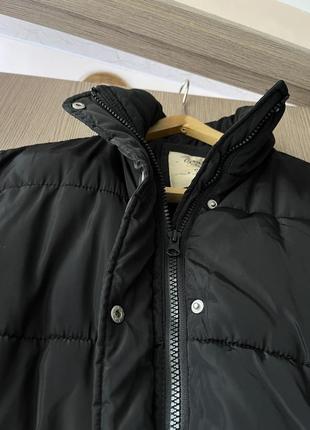Черная курточка дутая стеганая5 фото