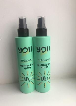 Мультіспрей миттєвої дії 10 в 1 you look professional multiaction spray 10 in 1, 200 мл1 фото