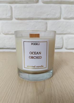 Ароматическая соевая свеча ocean orchid - 180g