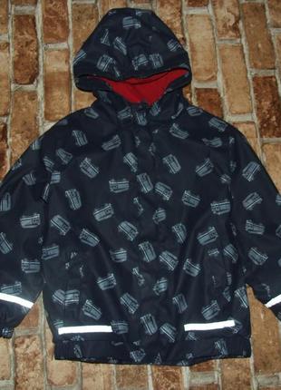 Куртка ветровка дождевик прорезиненая мальчику 5 - 7 лет6 фото