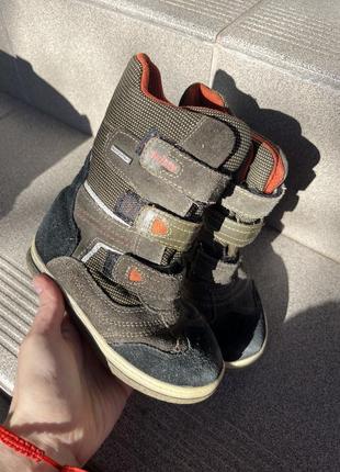 Чоботи весняні  twisty sympatex замш натур отеплені