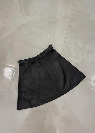 Кожаная юбка fabiani