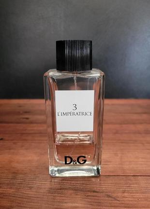 Туалетна вода dolce &amp; gabbana 3 l`imperatrice оригінал