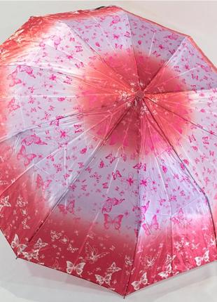 Женский зонт полуавтомат сатин на 10 спиц "bellissimo"