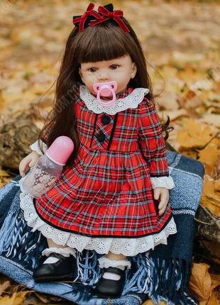 Реалістична лялька реборн саллі 60 см npk doll