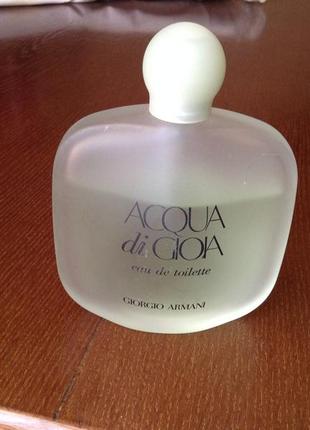 Туалетная вода acqua di giola giorgio armai 80ml (флакон 100ml) оригинал1 фото