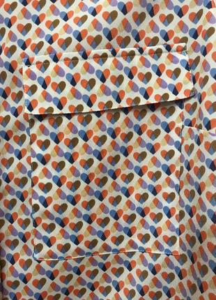 Дуже красива та стильна брендова блузка в сердечках 20.6 фото