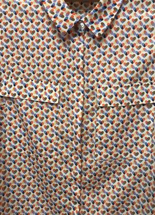 Дуже красива та стильна брендова блузка в сердечках 20.4 фото