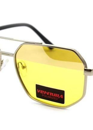 Очки для водителей антифара металлические ventura 11122 поляризация polaroid