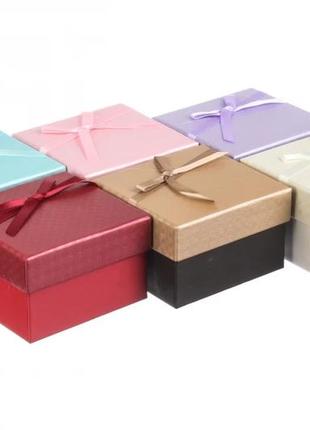 Подарункові коробочки для біжутерії 9*8.5*5.5 см (упаковка 6 шт)