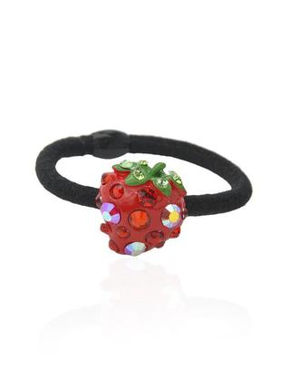 Резинка для волос тонкая с украшением 268701