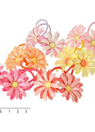 Гумка для волосся тонка для дітей із квіткою 6442