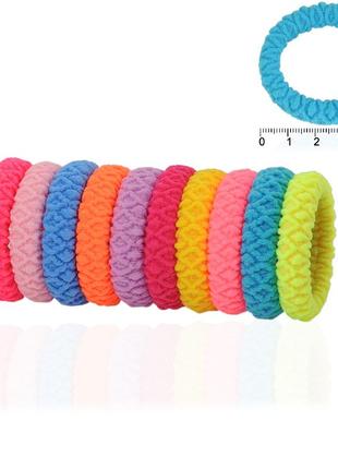 Гумка для волосся 15185 мікрофібра жата