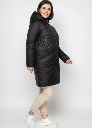 Женская демисезонная куртка больших размеров2 фото