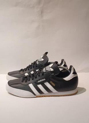 Кроссовки кросівки кеди adidas samba super trainers black/white 019099